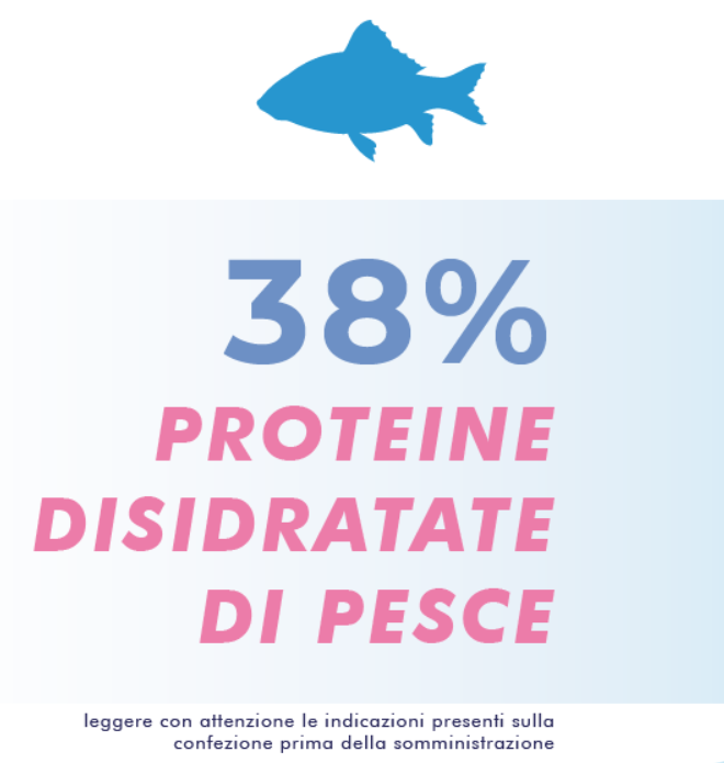 38 percento di proteine disidratate di pesce